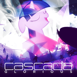 Size: 800x800 | Tagged: safe, artist:adrianimpalamata, twilight sparkle, alicorn, pony, g4, cascada (song), cover, female, glorious, mare, solo, twilight sparkle (alicorn)