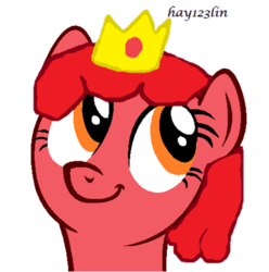 Size: 470x474 | Tagged: safe, artist:hay123lin, artist:rain-approves, pony, adventure time, hot dog princess, male, ponified, solo