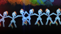 Size: 1191x670 | Tagged: safe, artist:adrianimpalamata, rainbow dash, g4, one-x, three days grace