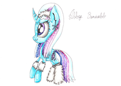 Size: 1200x848 | Tagged: safe, artist:tigersiil, pony, abby bominable, monster high, ponified, solo