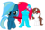 Size: 993x669 | Tagged: safe, artist:twinkle-shine, edit, oc, oc only, earth pony, pegasus, pony, unicorn