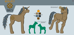 Size: 2000x951 | Tagged: safe, artist:widjetarcs, oc, oc only, oc:widjet, pony, male, reference sheet, stallion