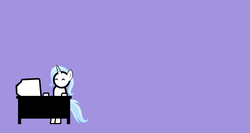 Size: 2000x1064 | Tagged: safe, trixie, pony, unicorn, g4, computer, female, mare, solo, zero punctuation