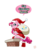 Size: 600x800 | Tagged: safe, artist:norang94, pinkie pie, earth pony, pony, g4, bipedal, chimney, clothes, costume, female, hat, sack, santa hat, santa sack, simple background, solo, tongue out, transparent background