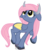 Size: 321x382 | Tagged: dead source, safe, artist:ipandacakes, oc, oc only, bicorn, hybrid, horn, interspecies offspring, offspring, parent:fluttershy, parent:iron will, parents:ironshy, solo