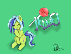 Size: 1022x782 | Tagged: safe, artist:nekoscarlet, oc, oc only, earth pony, pony, food, lollipop