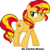 Size: 3008x2980 | Tagged: safe, artist:vector-brony, sunset shimmer, pony, unicorn, g4, female, simple background, solo, transparent background, vector