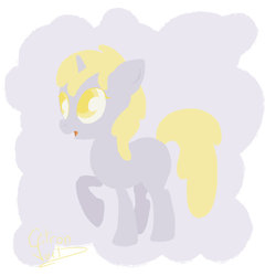 Size: 900x900 | Tagged: safe, artist:citron--vert, dinky hooves, g4, female, solo