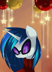 Size: 1311x1819 | Tagged: safe, artist:loyaldis, dj pon-3, vinyl scratch, g4, female, solo