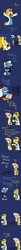 Size: 675x8000 | Tagged: safe, artist:autonomous-zed, fluttershy, spitfire, trixie, zecora, zebra, g4, comic, grimdark big mac, moustache