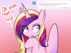 Size: 1280x960 | Tagged: safe, artist:sugarberry, princess cadance, g4, ask-cadance, female, solo, tumblr