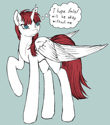 Size: 1839x2078 | Tagged: safe, artist:vicmanone, oc, oc only, oc:fausticorn, /mlp/, lauren faust, solo