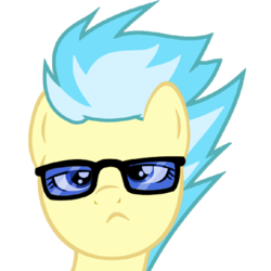 Size: 400x400 | Tagged: safe, misty fly, g4, female, hipster, solo, wonderbolts