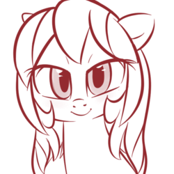 Size: 500x500 | Tagged: safe, artist:jessy, oc, oc only, oc:palette swap, earth pony, pony, bedroom eyes, cute, face, solo