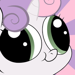 Size: 1000x1000 | Tagged: safe, artist:blanishna, sweetie belle, g4, female, hey you, solo