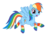 Size: 1100x800 | Tagged: safe, artist:t cool, rainbow dash, pegasus, pony, g4, clothes, female, mare, rainbow socks, simple background, socks, solo, striped socks, transparent background