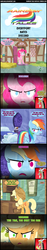 Size: 1024x5453 | Tagged: safe, artist:narflarg, applejack, discord, pinkie pie, rainbow dash, parasprite, g4, comic