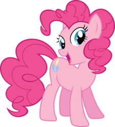 Size: 4606x5093 | Tagged: safe, artist:hawk9mm, pinkie pie, g4, absurd resolution, female, simple background, solo, transparent background, vector