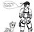 Size: 922x867 | Tagged: safe, artist:doctorspectrum, scootaloo, human, pegasus, pony, g4, crossover, konami, metal gear, metal gear solid, monochrome, solid snake