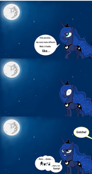 Size: 2560x4800 | Tagged: safe, princess celestia, princess luna, alicorn, pony, g4, censored vulgarity, comic, female, grawlixes, mare, mare in the moon, moon