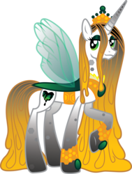 Size: 2100x2780 | Tagged: safe, artist:inkrose98, queen chrysalis, alicorn, flutter pony, pony, g4, female, flutter pony alicorn, simple background, solo, transparent background, uncorrupted, vector
