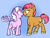 Size: 617x471 | Tagged: safe, artist:darlimondoll, babs seed, diamond tiara, pony, g4, female, lesbian, shipping