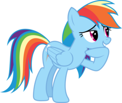 Size: 5000x4223 | Tagged: safe, artist:xpesifeindx, rainbow dash, pegasus, pony, g4, games ponies play, absurd resolution, bedroom eyes, female, simple background, solo, transparent background, vector