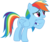 Size: 5000x4223 | Tagged: safe, artist:xpesifeindx, rainbow dash, pegasus, pony, g4, games ponies play, my little pony: friendship is magic, absurd resolution, bedroom eyes, female, simple background, solo, transparent background, vector