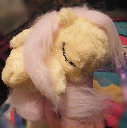 Size: 372x375 | Tagged: safe, artist:starl, fluttershy, g4, irl, photo, plushie, solo