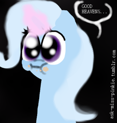 Size: 400x418 | Tagged: safe, artist:pegasist3r, trixie, pony, unicorn, g4, female, mare, peanut butter crackers, solo