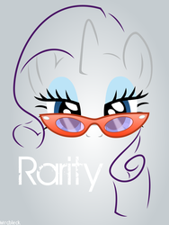Size: 4000x5320 | Tagged: safe, artist:mrcbleck, rarity, g4, female, glasses, solo