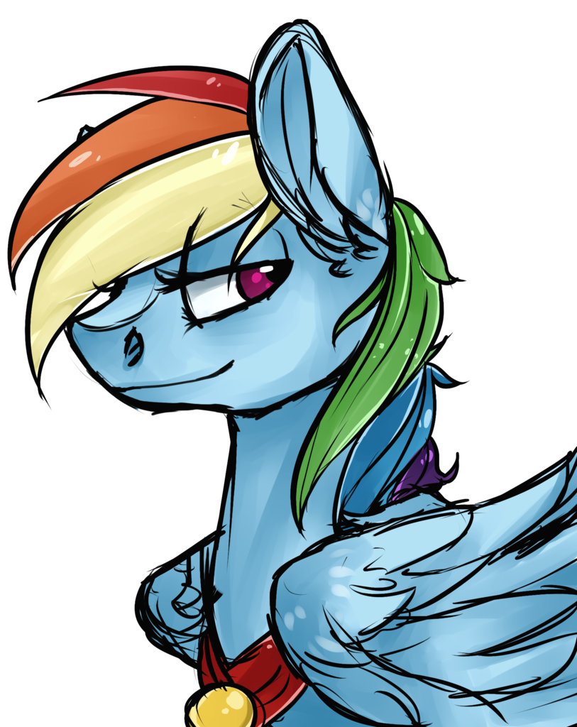 Safe Artist Retardedtrashcan Rainbow Dash Female Medal Solo Derpibooru