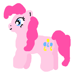 Size: 394x408 | Tagged: safe, pinkie pie, g4, 1000 hours in ms paint, female, ms paint, solo