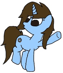 Size: 452x527 | Tagged: safe, artist:artcast nyans, oc, oc only, oc:flaming fortress, pony, unicorn, solo
