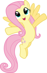 Size: 3216x5000 | Tagged: safe, artist:xpesifeindx, fluttershy, pegasus, pony, g4, may the best pet win, absurd resolution, female, flying, mare, simple background, solo, transparent background, vector, wings