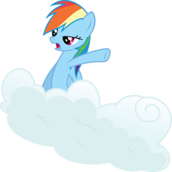 Size: 4997x5000 | Tagged: safe, artist:xpesifeindx, rainbow dash, pegasus, pony, friendship is magic, g4, absurd resolution, cloud, female, simple background, solo, transparent background, vector