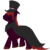 Size: 550x548 | Tagged: safe, artist:the_illusionist, oc, oc only, hat, solo, top hat