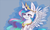 Size: 2000x1195 | Tagged: safe, artist:aquadiamonds, princess celestia, g4, female, fluffy, smiling, smirk, smug, smuglestia, solo