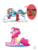 Size: 600x800 | Tagged: safe, artist:norang94, pinkie pie, rainbow dash, g4, clothes, cloud, female, lesbian, scarf, ship:pinkiedash, shipping, snow, snowfall