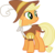 Size: 6000x5800 | Tagged: safe, artist:90sigma, applejack, smart cookie, g4, hearth's warming eve (episode), absurd resolution, clothes, costume, female, hearth's warming eve, looking back, simple background, solo, transparent background, vector