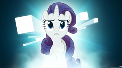 Size: 1920x1080 | Tagged: safe, artist:adrianimpalamata, artist:baumkuchenpony, rarity, g4, female, lens flare, solo, vector, wallpaper