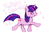 Size: 600x390 | Tagged: safe, artist:mkkt, twilight sparkle, g4, female, pixiv, solo