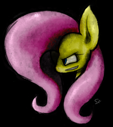 Size: 1294x1458 | Tagged: safe, artist:slitherkitty, fluttershy, g4, female, solo