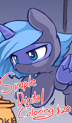 Size: 302x517 | Tagged: safe, artist:ende26, princess luna, g4, female, solo