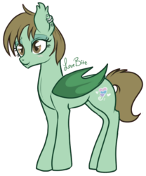 Size: 361x434 | Tagged: safe, artist:lulubell, oc, oc only, bat pony, pony, simple background, solo, transparent background