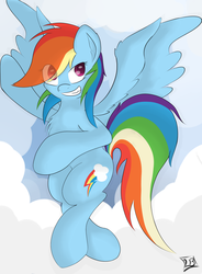 Size: 2364x3210 | Tagged: safe, artist:graphene, rainbow dash, g4, female, solo