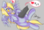 Size: 1199x823 | Tagged: safe, artist:fatcakes, derpy hooves, pegasus, pony, g4, angry, bellyrubs, female, mare, scrunchy face
