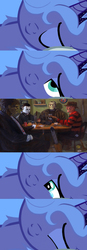 Size: 400x1150 | Tagged: safe, princess luna, pony, g4, bed meme, exploitable meme, freddy krueger, friday the 13th, halloween (movie), jason voorhees, leatherface, meme, michael myers, morning after, nightmare on elm street, the texas chainsaw massacre