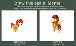 Size: 784x477 | Tagged: safe, artist:pepooni, oc, oc only, oc:peppy pines, pony, draw this again, female, mare, meme, pepooni, pixel art, solo
