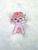 Size: 768x1024 | Tagged: safe, artist:danadyu, pinkie pie, g4, female, irl, jumped-out-pinkieanswers, paper pony, photo, solo